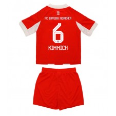Bayern Munich Joshua Kimmich #6 Hjemmedraktsett Barn 2025-26 Kortermet (+ korte bukser)